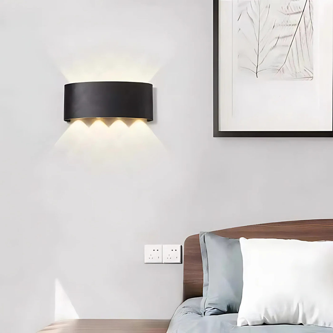 Rivik Applique LED IP54 | Intérieur et Extérieur Blanc Chaud