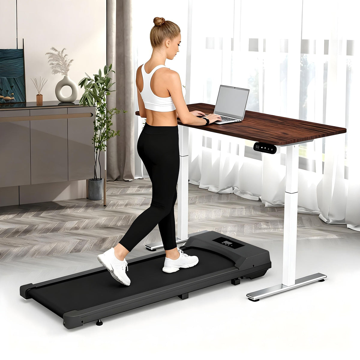 Tapis de Marche et Course STRIDE pour Bureau — 3 Couleurs, Fitness et Productivité