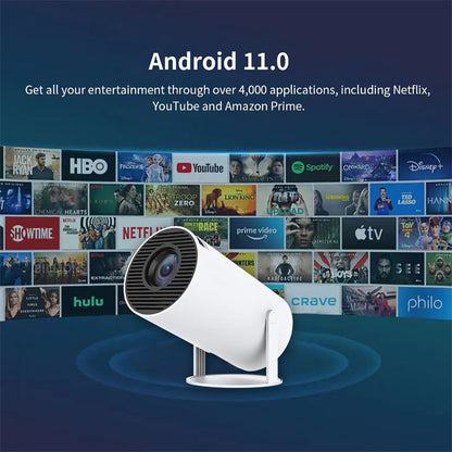 Mini Projecteur Portable 4K — Cinéma Premium WiFi Bluetooth Partout