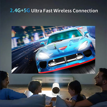 Mini Projecteur Portable 4K — Cinéma Premium WiFi Bluetooth Partout