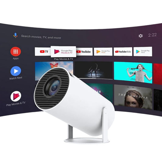 Mini Projecteur Portable 4K — Cinéma Premium WiFi Bluetooth Partout