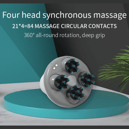 Masseur de Tête et Cuir Chevelu PRO — Relaxation Profonde et Soulagement Céphalées