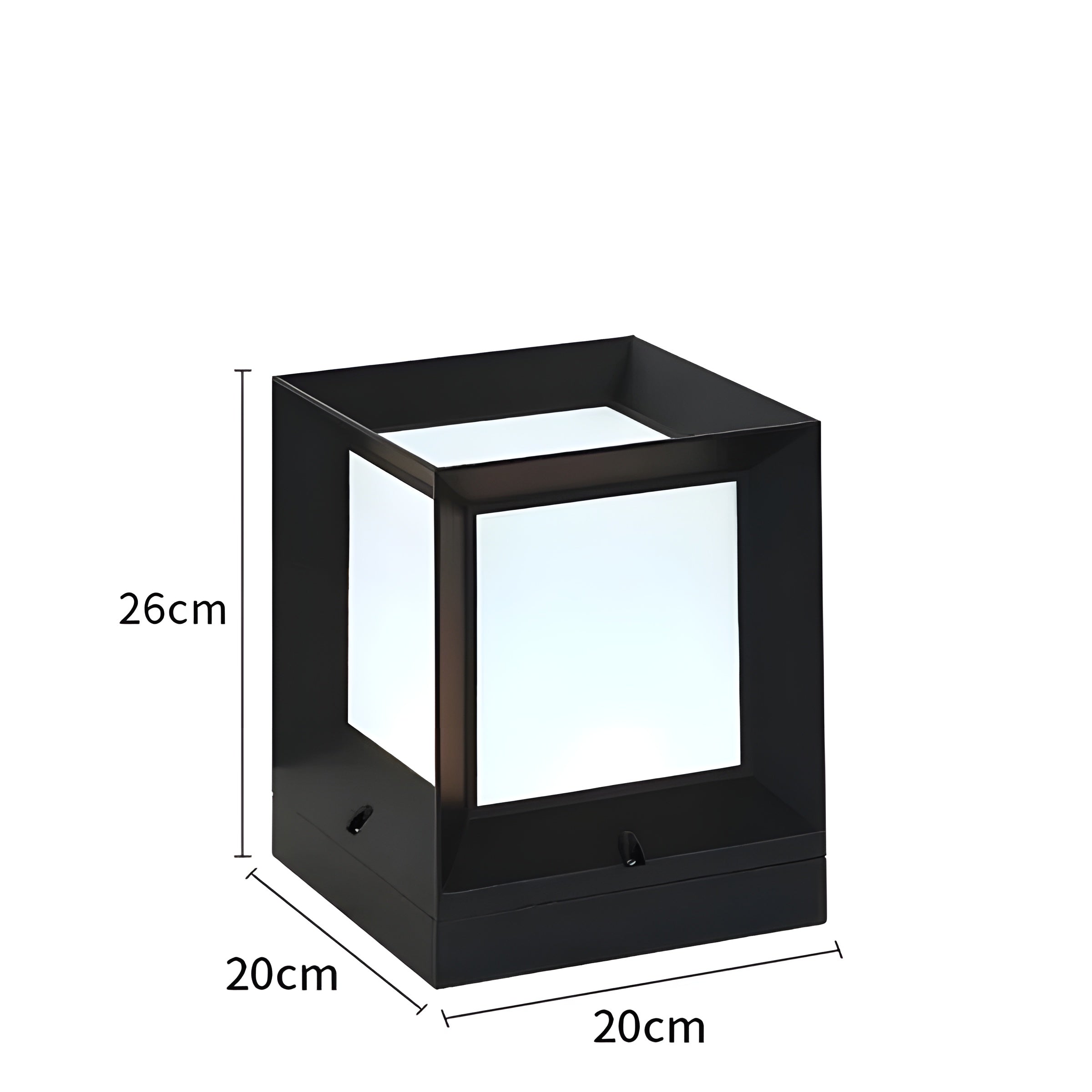 GroveGlow Lampe Colonne LED Extérieur | Jardin et Allée 15×15×19cm
