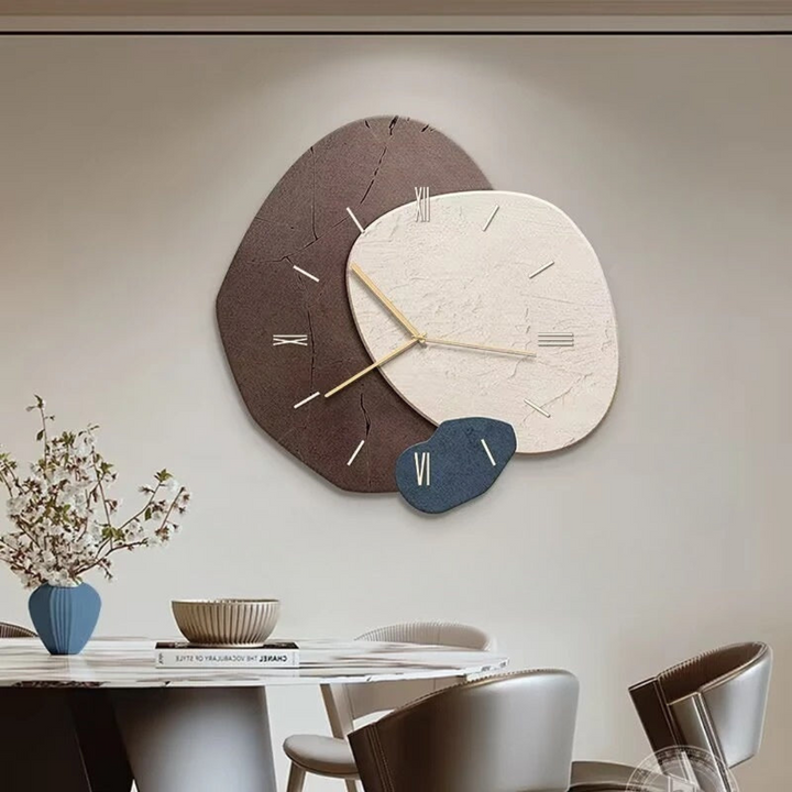 Horloge Murale LED Bois Scandinave | Décoration et Lumière pour Salon et Bureau
