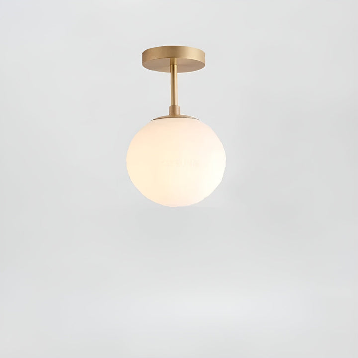 Plafonnier Verre Nordic Salon et Chambre | Noir 1 ou 2 Coupes Design Épuré