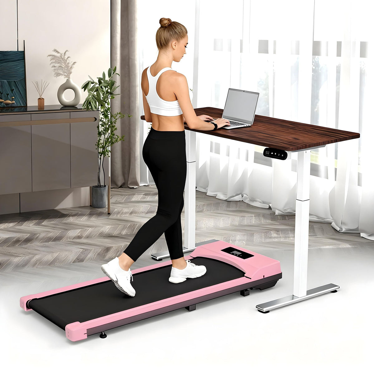 Tapis de Marche et Course STRIDE pour Bureau — 3 Couleurs, Fitness et Productivité