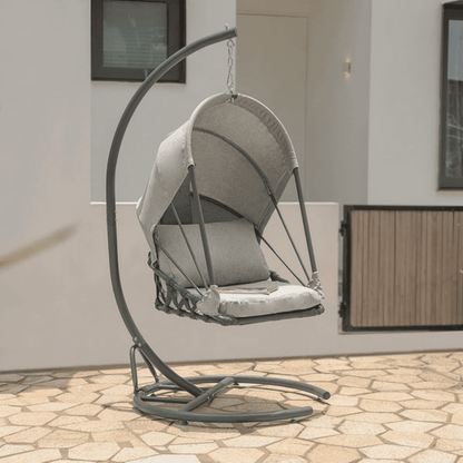 Chaise Œuf Suspendue Balançoire — Relaxation Cocon pour Intérieur et Extérieur