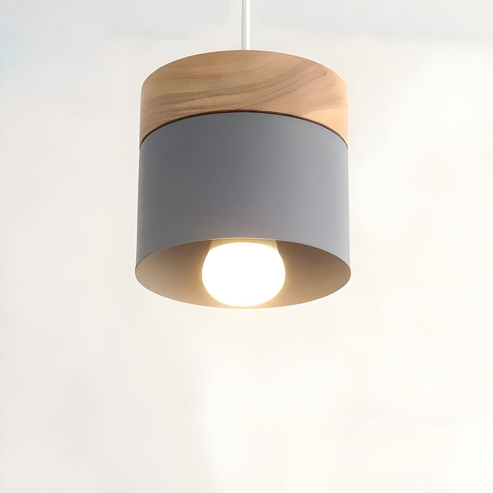 LoftCharm Suspension Bois Nordic Loft | Blanc ou Vert pour Salon et Loft