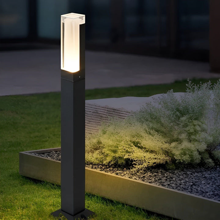 LuxeGarden Lampe LED Jardin Paysage Moderne | Blanc ou Chaud 30cm Extérieur