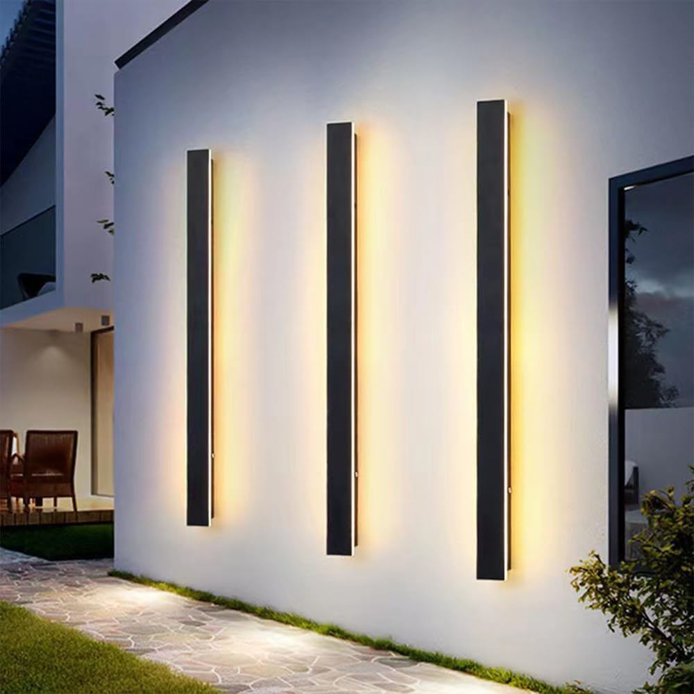 Lampe Extérieure Résistante Stylée 30cm | Terrasse et Entrée Blanc Chaud ou Froid