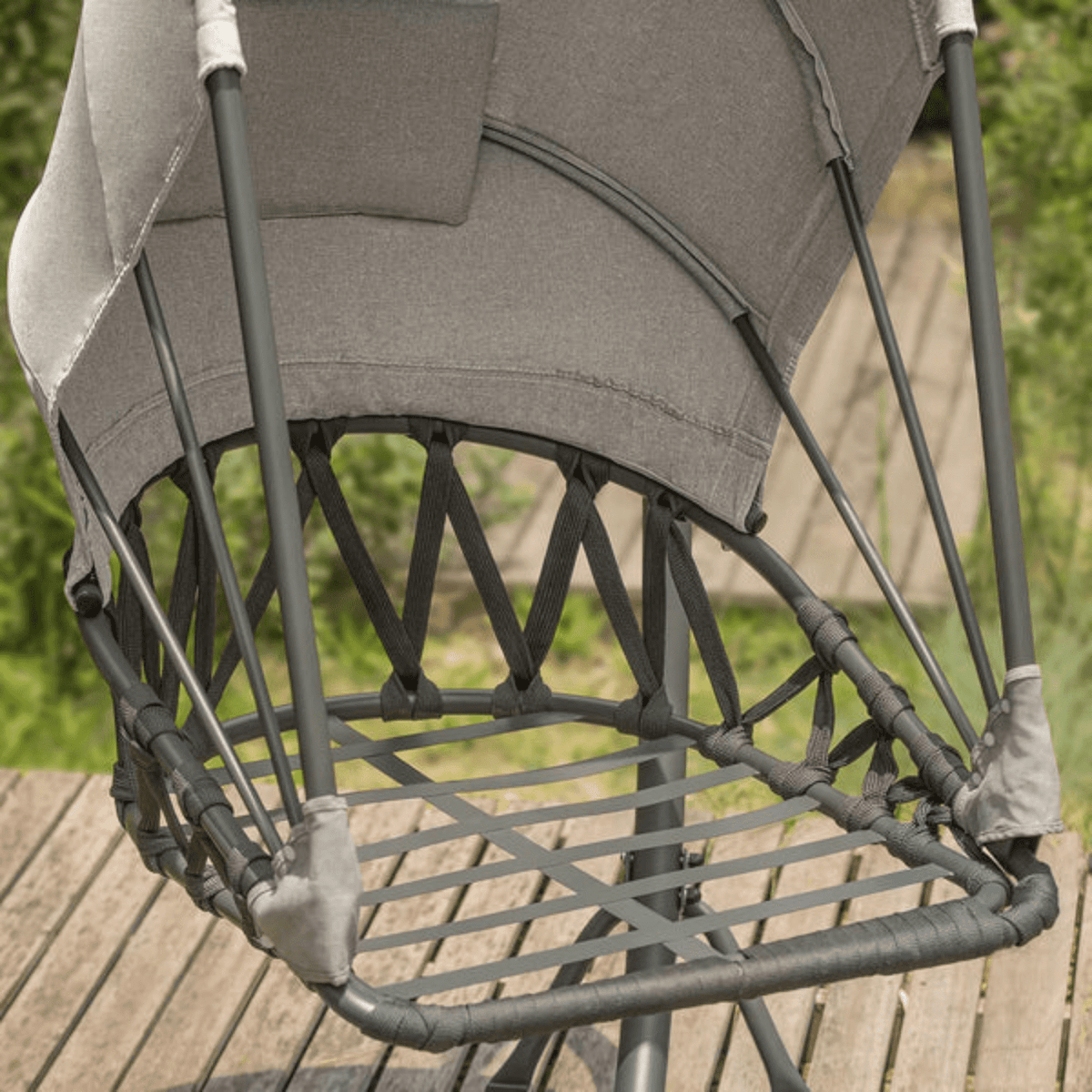 Chaise Œuf Suspendue Balançoire — Relaxation Cocon pour Intérieur et Extérieur