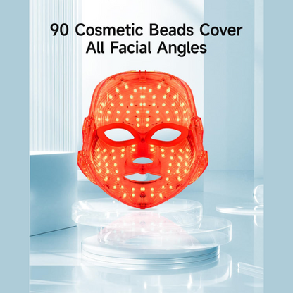Masque LED Visage en Lumière Rouge — Anti-Âge, Acné et Éclat de Peau