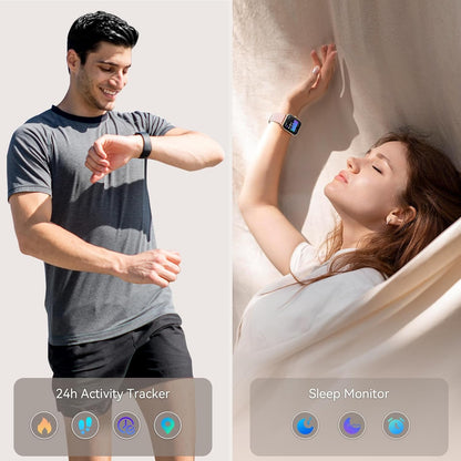 Montre Connectée Fitness Tracker — Suivi Santé Sport et Sommeil