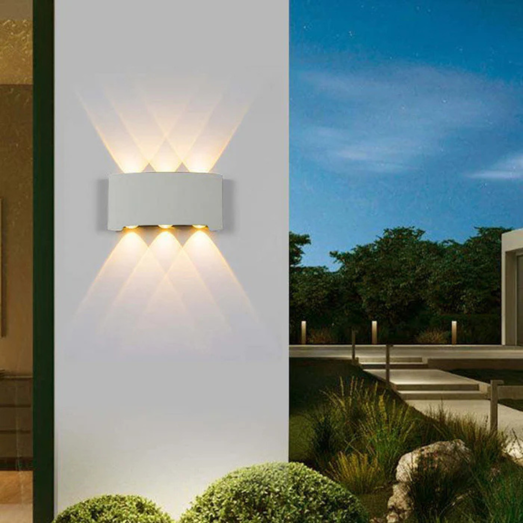 Rivik Applique LED IP54 | Intérieur et Extérieur Blanc Chaud