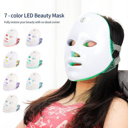 Masque LED Visage en Lumière Rouge — Anti-Âge, Acné et Éclat de Peau