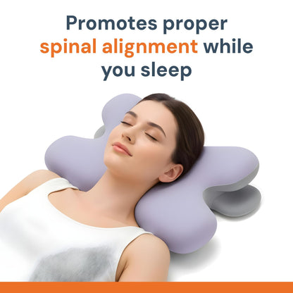 Oreiller Cervical pour Soutenir la Nuque et Améliorer le Sommeil — 4 Couleurs