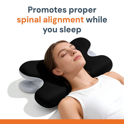 Oreiller Cervical pour Soutenir la Nuque et Améliorer le Sommeil — 4 Couleurs