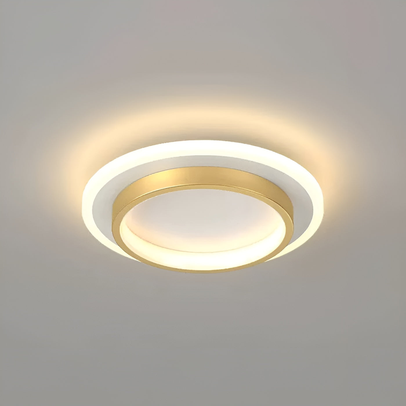Plafonnier Rond Mince Moderne 20W | Salon et Salle à Manger Noir 21 ou 24cm
