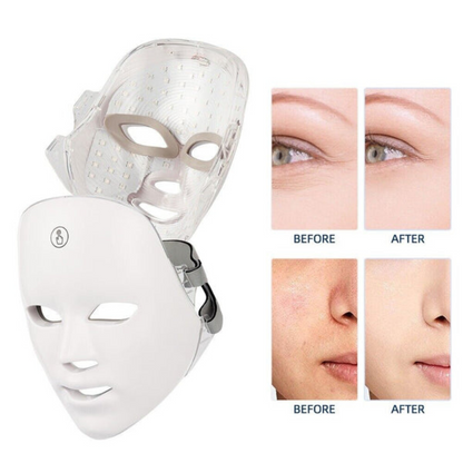 Masque LED Visage en Lumière Rouge — Anti-Âge, Acné et Éclat de Peau