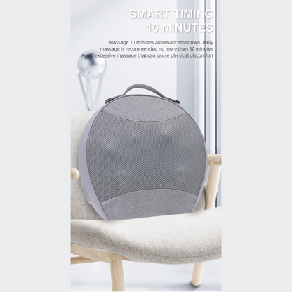 Masseur Lombaire Shiatsu 3D Chauffant Sans Fil — Douleurs du Dos en Profondeur