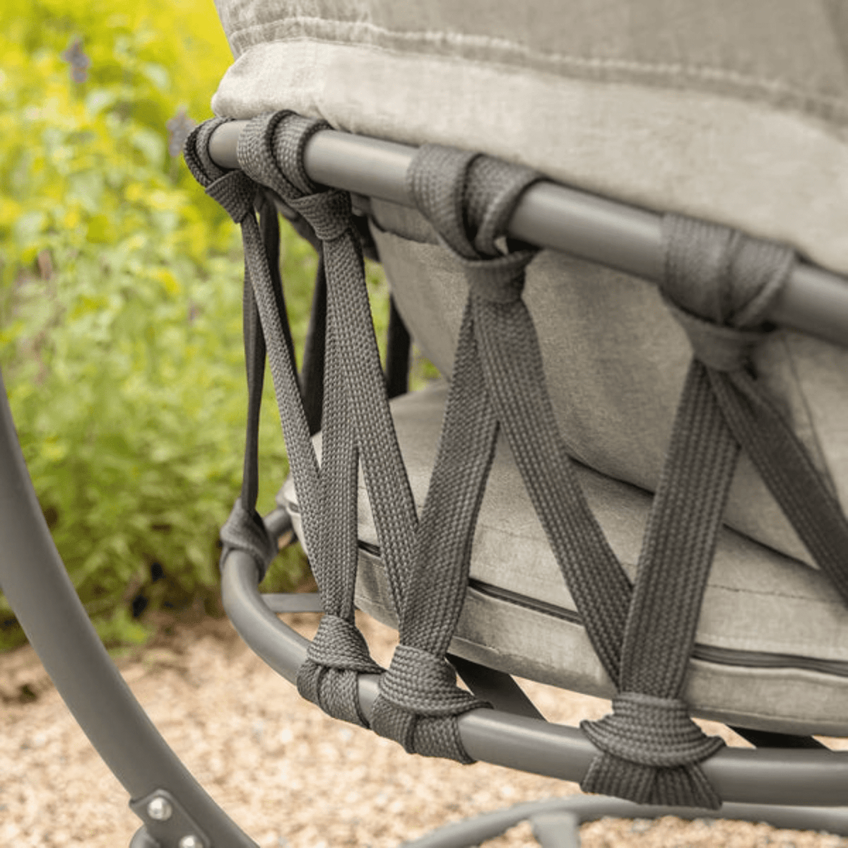 Chaise Œuf Suspendue Balançoire — Relaxation Cocon pour Intérieur et Extérieur
