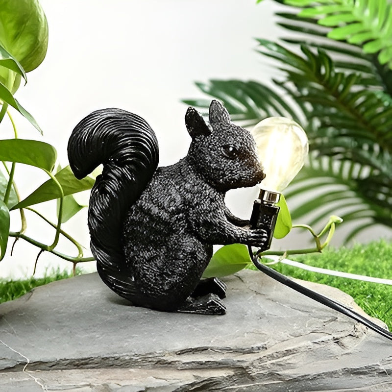 Lampe Écureuil Nordic Décorative | Mignonne Or ou Blanc pour Chambre