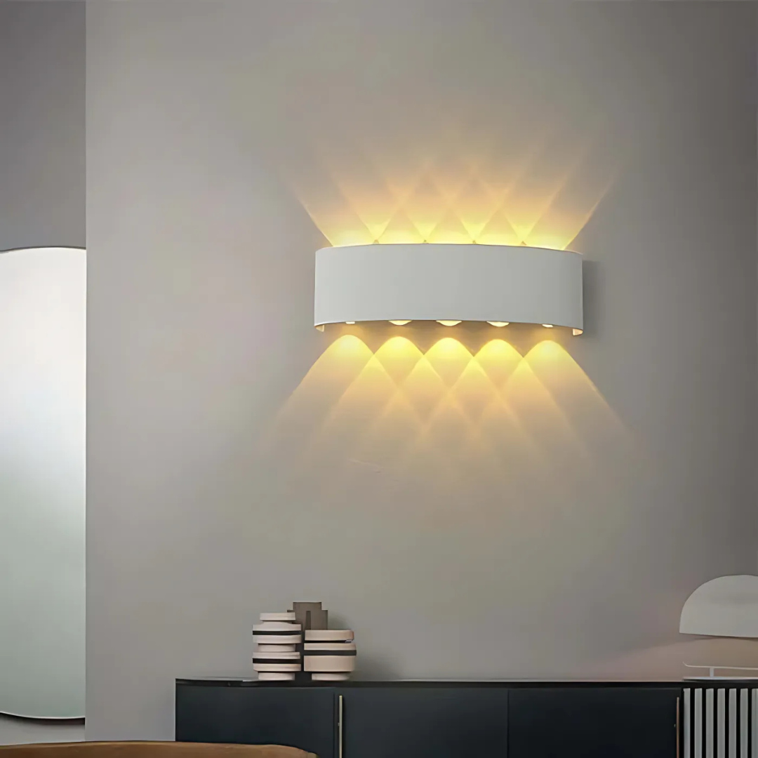 Rivik Applique LED IP54 | Intérieur et Extérieur Blanc Chaud