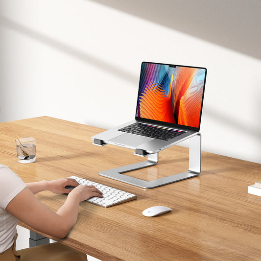 Level View — Support Laptop Aluminium Minimaliste pour un Setup Épuré