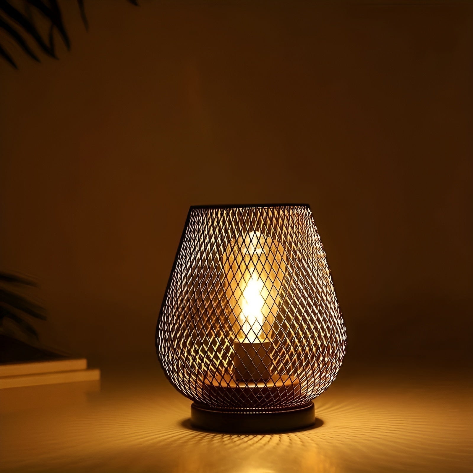 CageLuxe Lampe Cage Métal LED Industrielle Sans Fil | Ambiance Design