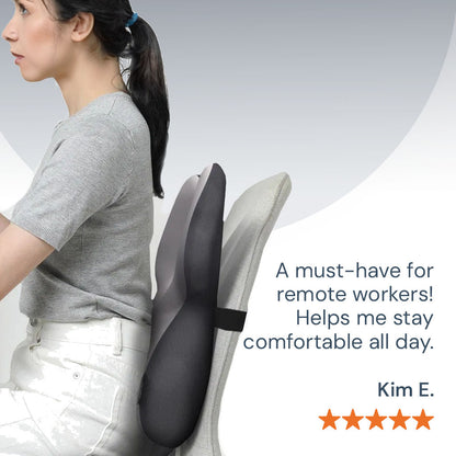 Coussin Lombaire en Mémoire de Forme Haute Densité — Posture et Mal de Dos