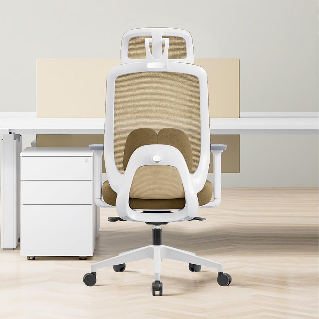 Chaise de Bureau Ergonomique Aera en Maille — 7 Couleurs disponibles