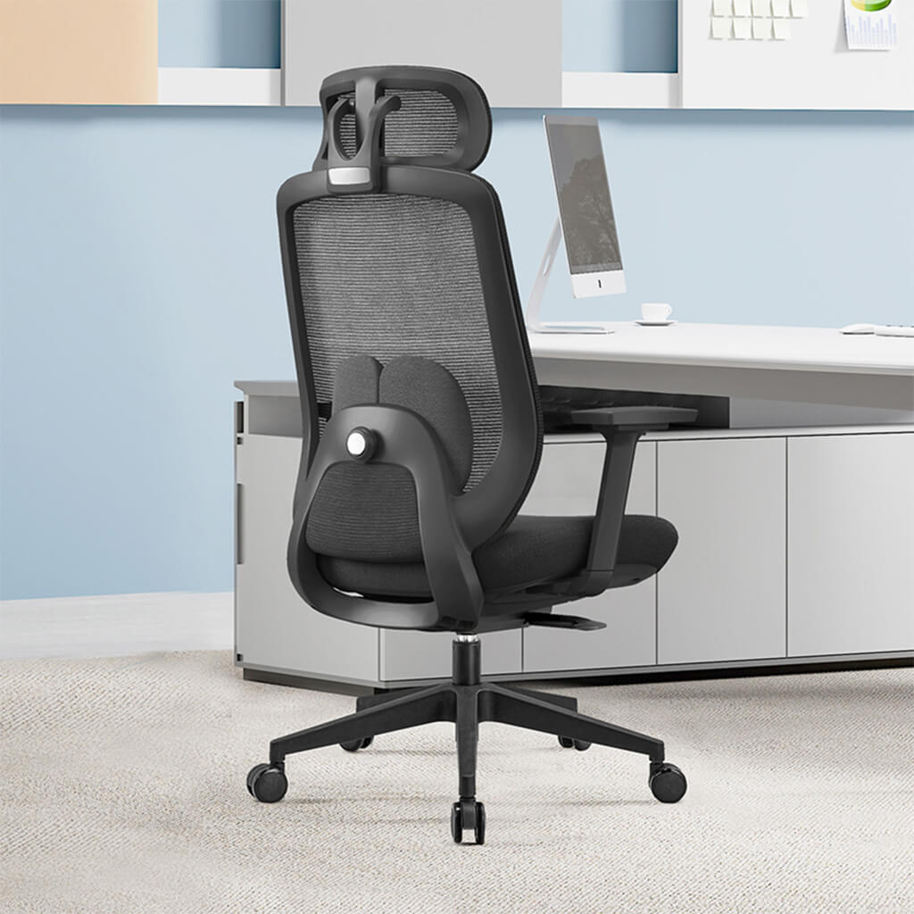 Chaise de Bureau Ergonomique Aera en Maille — 7 Couleurs disponibles