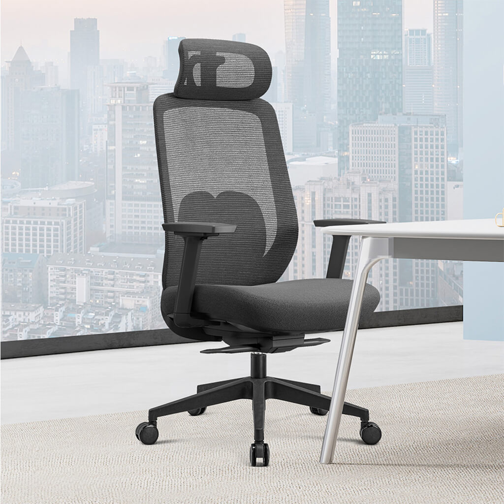 Chaise de Bureau Ergonomique Aera en Maille — 7 Couleurs disponibles