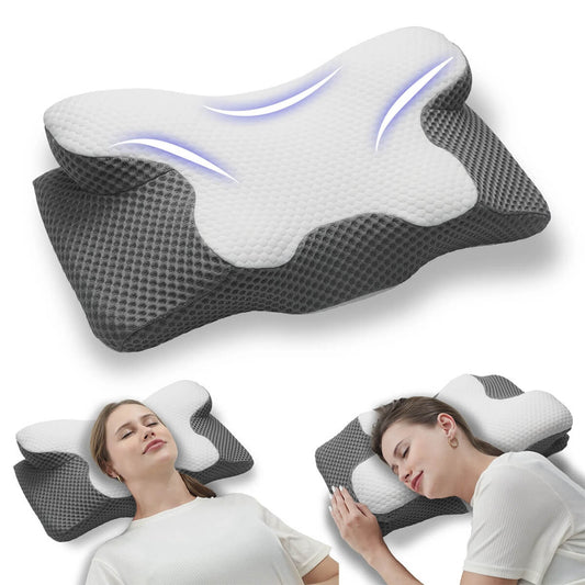 Oreiller Cervical Breeze® Contour en Mémoire de Forme avec Technologie Refroidissante