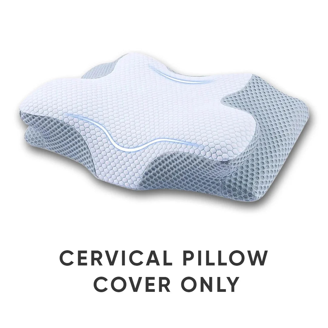 Housse de Remplacement pour Oreiller Cervical Breeze en Coton Respirant