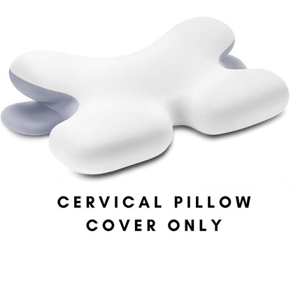 Housse de Remplacement pour Oreiller Cervical en Coton — 4 Couleurs