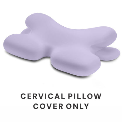 Housse de Remplacement pour Oreiller Cervical en Coton — 4 Couleurs