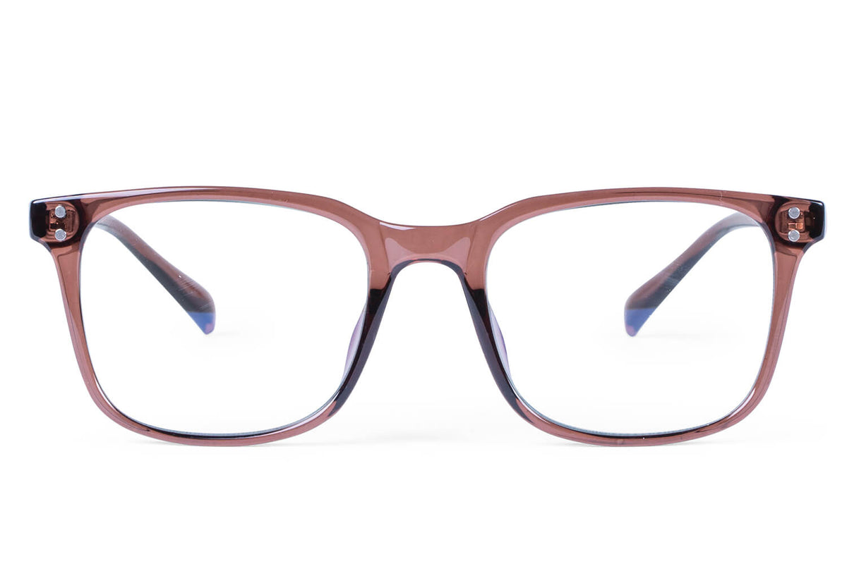 Lunettes Lumière Bleue Dijon — Nude Mat et Teintes Naturelles Discrètes