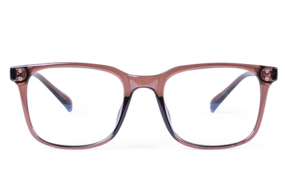 Lunettes Lumière Bleue Dijon — Nude Mat et Teintes Naturelles Discrètes