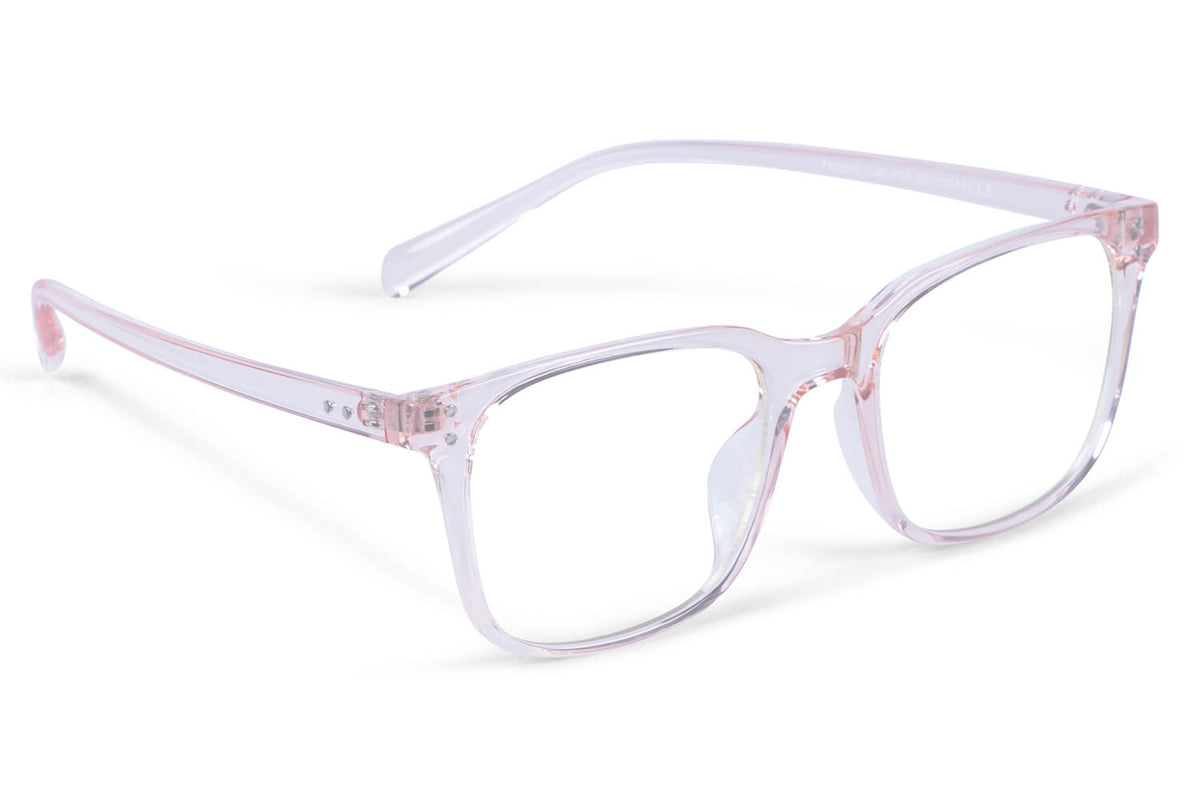 Lunettes Lumière Bleue Dijon — Nude Mat et Teintes Naturelles Discrètes