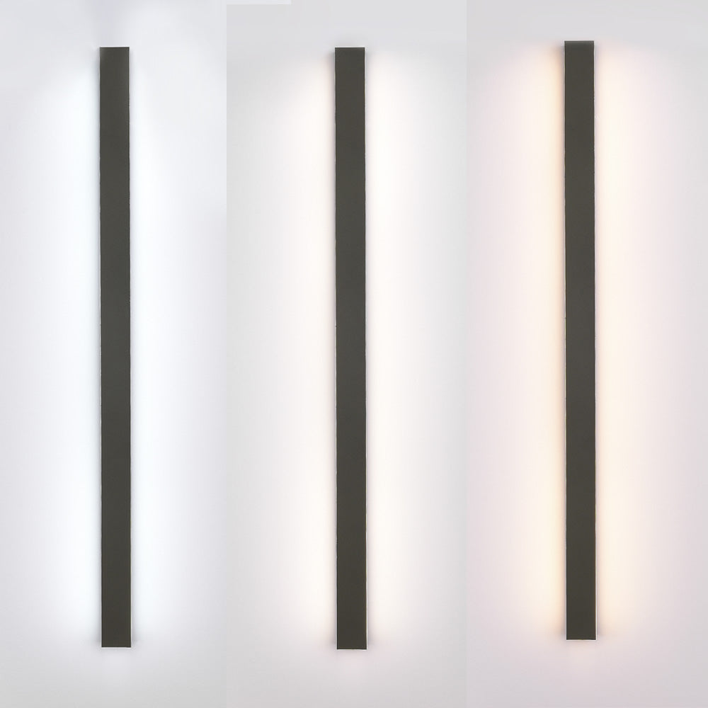Ray Applique Linéaire Extérieur Métal Acrylique | Jardin et Couloir LED