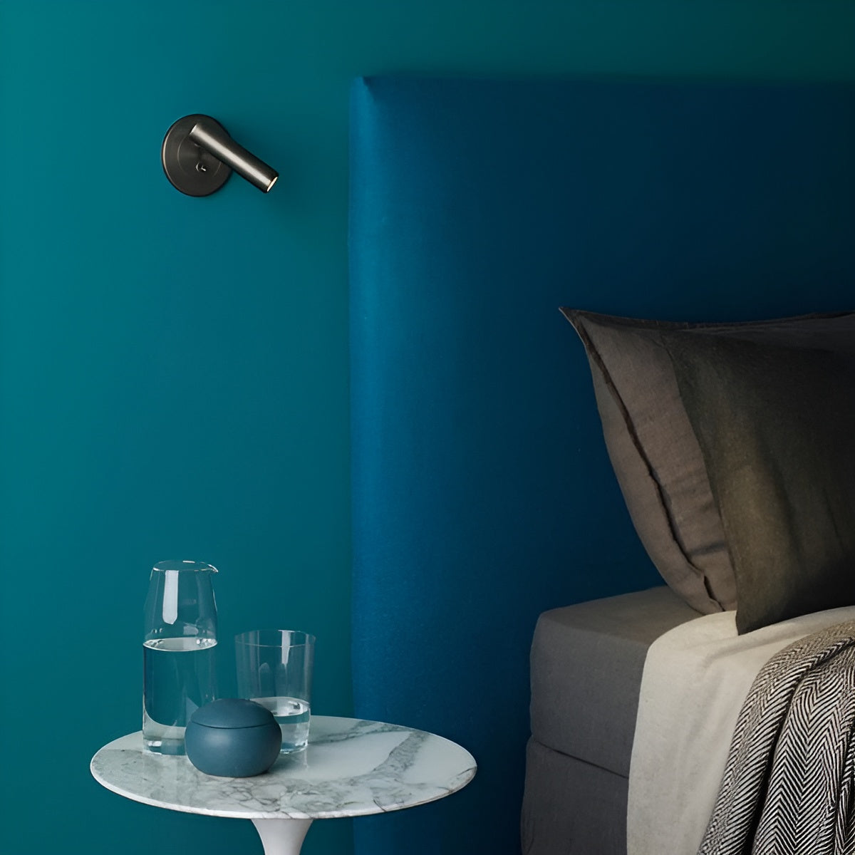 Lampe de Lecture Chambre Anti-Éblouissement | Lumière Claire Nuit et Canapé