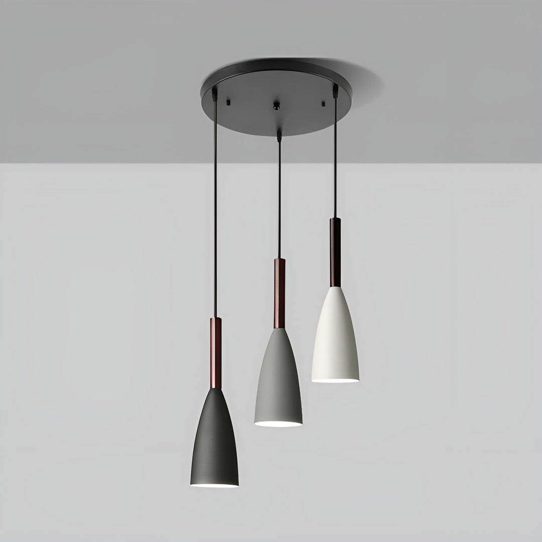 Suspension Scandinave Hauteur Réglable | Cuisine et Chambre Blanc ou Gris