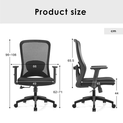 Chaise de Bureau Flex en Maille — Confort Fiable en 3 Couleurs