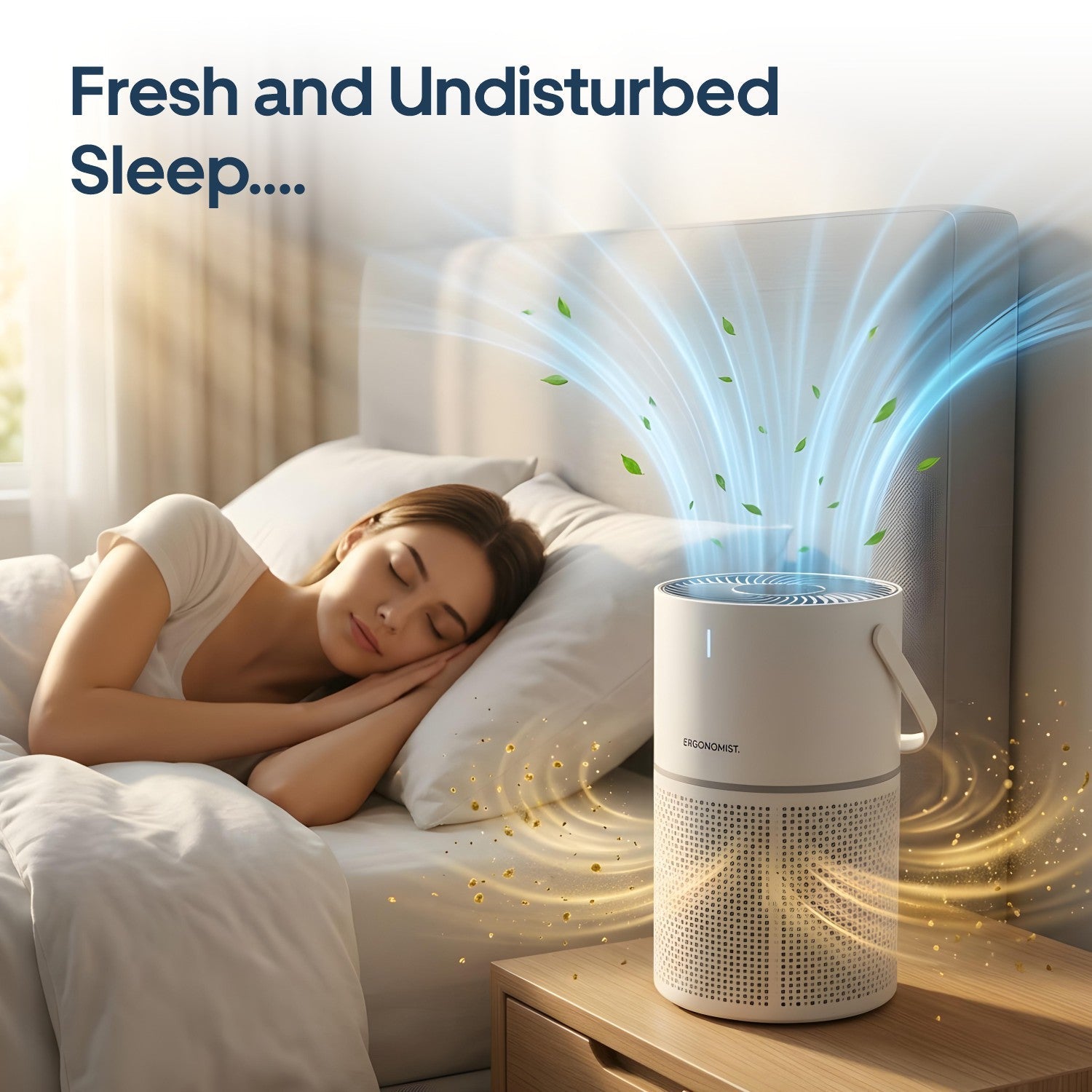 Purificateur d'Air HEPA Intelligent Atmos — Idéal Allergie et Asthme