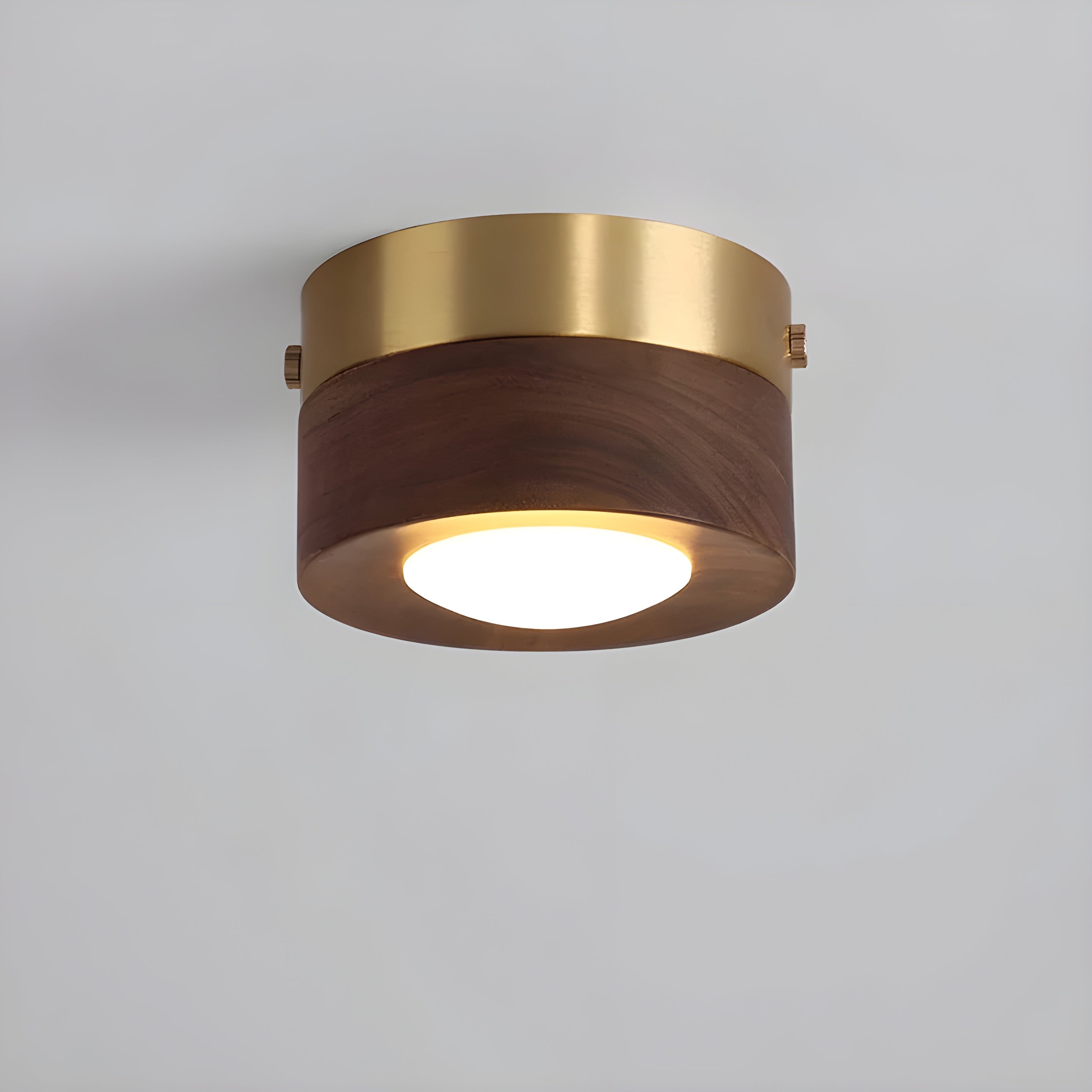 WoodCharm Plafonnier Bois Frêne Moderne | Couloir Chaud Tricolore ou Lumière Chaude