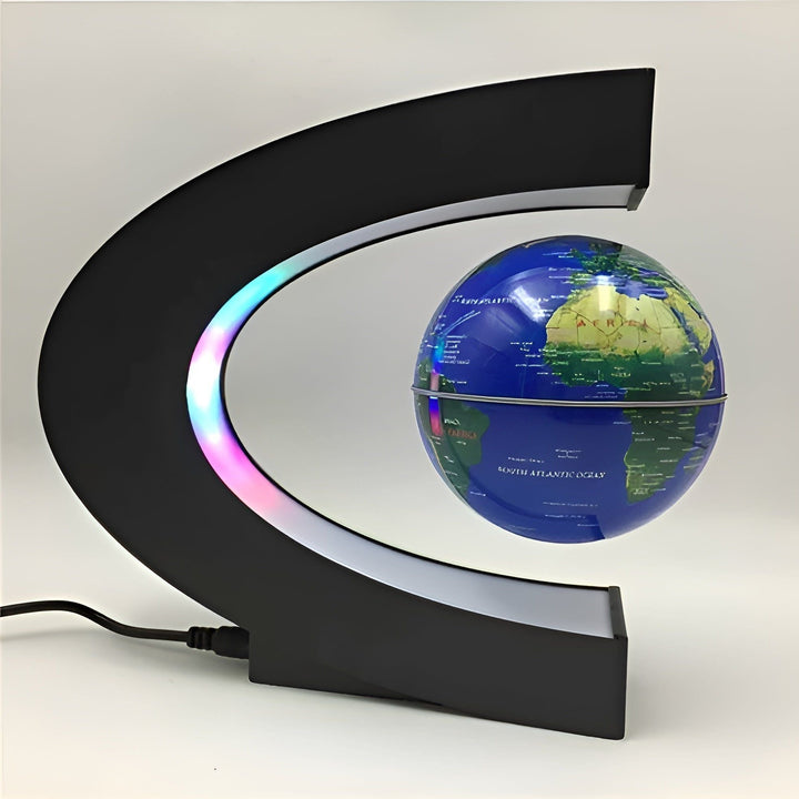 GravityGlow Globe Lévitant Magnétique LED | Or et Noir Décoration Fascinante