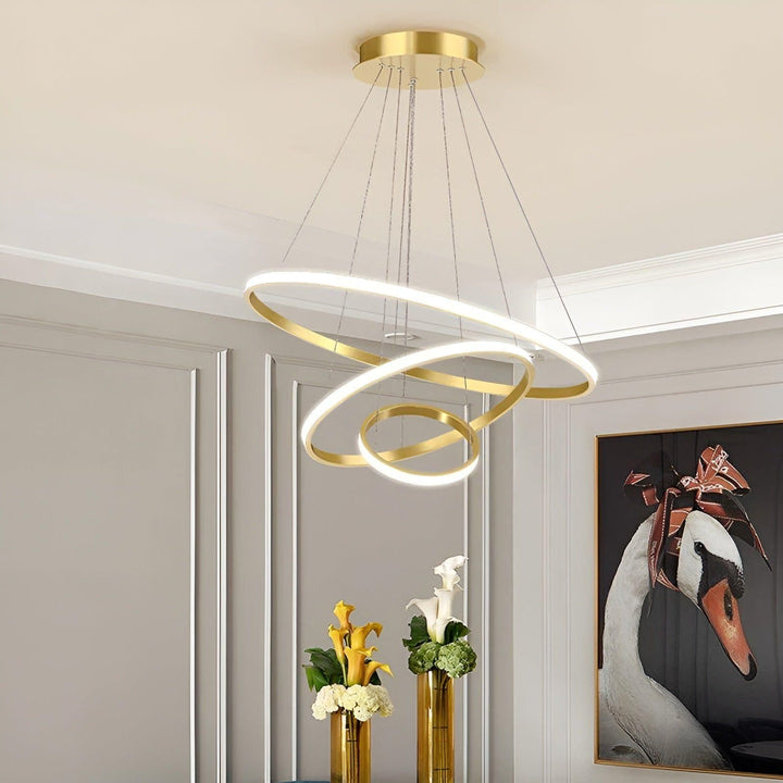 Suspension Globe LED Moderne Ensemble | Noir Trio 60×40×20cm Salon Élégant