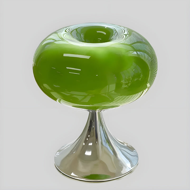 SereneCrystal Lampe Cristal Rétro Élégante | Ambiance Intemporelle Vert ou Blanc