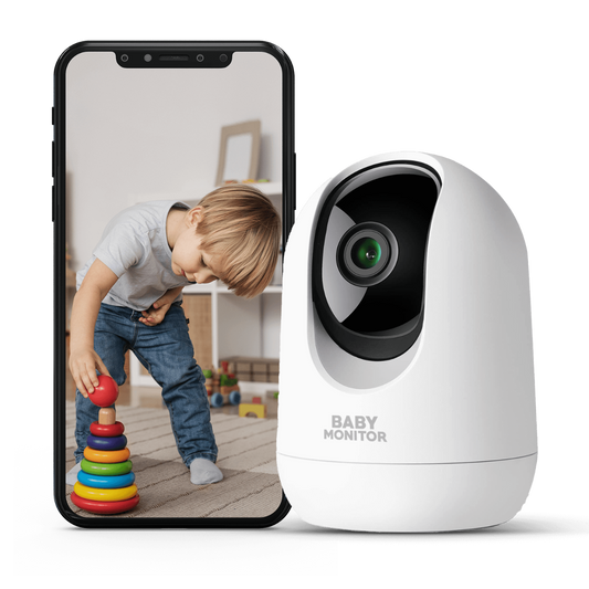 Babyphone Caméra WiFi HD avec Vision Nocturne — Surveillance Bébé et Sécurité